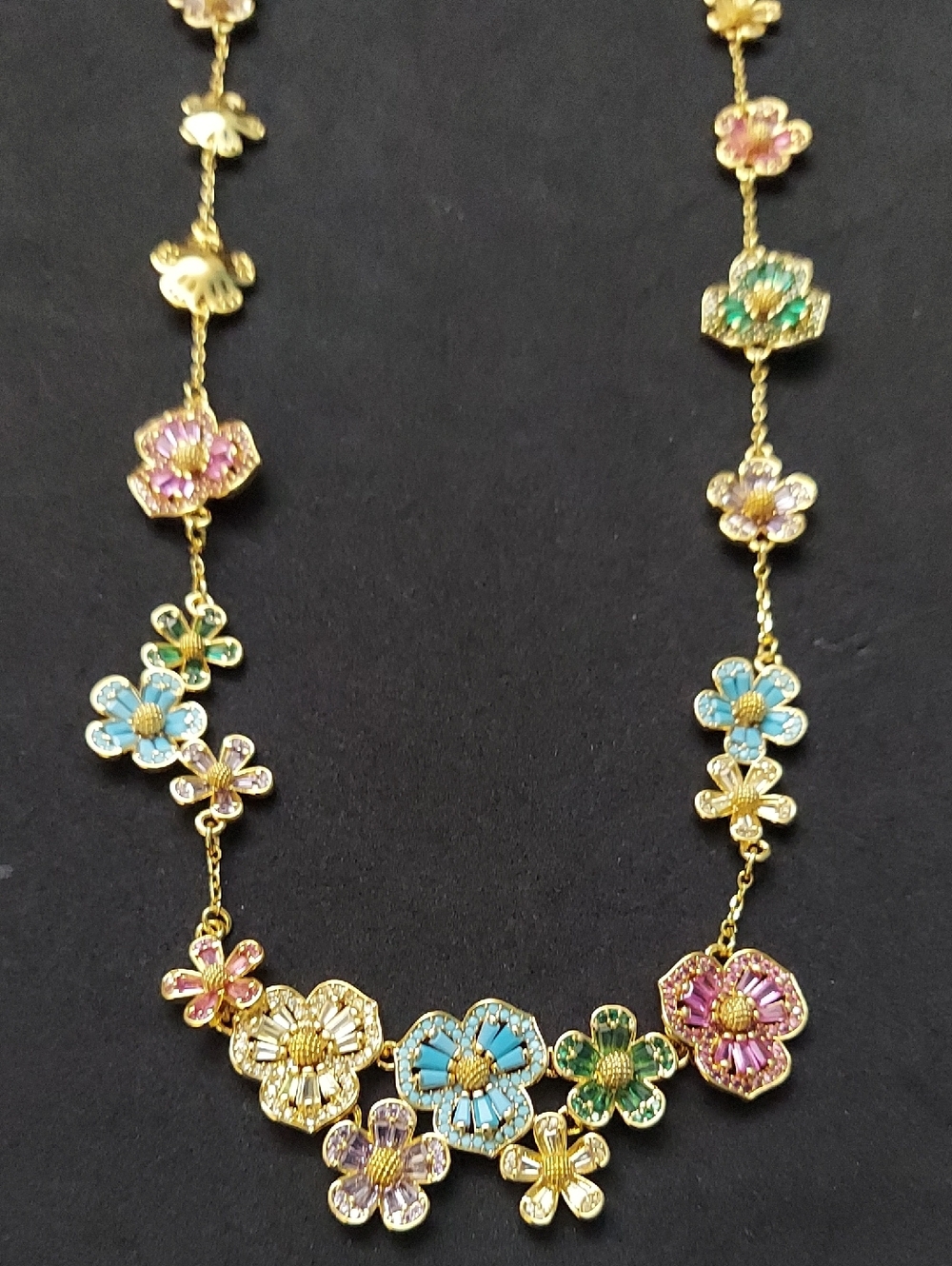Kate Spade Fleurette Statement Necklace New - Picture 3 of 4